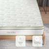 imageNovilla Queen Mattress 12 Inch Gel Memory Foam Hybrid Mattress with Pocketed Coil for Pressure Relief ampamp Motion Isolation Medium Firm Mattress Queen in a Box AmenityWhite