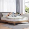 imageNovilla Queen Mattress 12 Inch Gel Memory Foam Hybrid Mattress with Pocketed Coil for Pressure Relief ampamp Motion Isolation Medium Firm Mattress Queen in a Box AmenityWhite