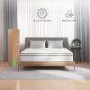 imageNovilla Queen Mattress 12 Inch Gel Memory Foam Hybrid Mattress with Pocketed Coil for Pressure Relief ampamp Motion Isolation Medium Firm Mattress Queen in a Box AmenityWhite