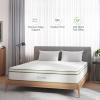 imageNovilla Queen Mattress 12 Inch Gel Memory Foam Hybrid Mattress with Pocketed Coil for Pressure Relief ampamp Motion Isolation Medium Firm Mattress Queen in a Box AmenityWhite