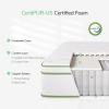 imageNovilla Queen Mattress 12 Inch Gel Memory Foam Hybrid Mattress with Pocketed Coil for Pressure Relief ampamp Motion Isolation Medium Firm Mattress Queen in a Box AmenityWhite