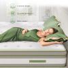 imageNovilla Queen Mattress 12 Inch Hybrid Pillow Top Queen Size Mattress in a Box with Gel Memory Foam ampamp Individually Wrapped Pocket Coils Innerspring for a Cozy ampamp Peaceful SleepWhitegrey