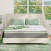 imageNovilla Queen Mattress 12 Inch Hybrid Pillow Top Queen Size Mattress in a Box with Gel Memory Foam ampamp Individually Wrapped Pocket Coils Innerspring for a Cozy ampamp Peaceful SleepWhitegrey