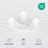 imageNovilla Queen Mattress 12 Inch Hybrid Pillow Top Queen Size Mattress in a Box with Gel Memory Foam ampamp Individually Wrapped Pocket Coils Innerspring for a Cozy ampamp Peaceful SleepWhitegreen