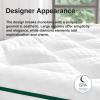 imageNovilla Queen Mattress Topper Extra Thick Pillow Top Mattress Pad with Down Alternative Breathable Mattress Cover with for 821quot Machine Washable Fitted Mattress Protector  GreenWhiteGreenwhite