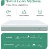 imageNovilla Queen Size Mattress 12 Inch Gel Memory Foam Mattress for Cool Night ampamp Pressure Relief Medium Plush Feel with Motion Isolating BlissGreen