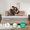 imageNovilla Queen Size Mattress 12 Inch Gel Memory Foam Mattress for Cool Night ampamp Pressure Relief Medium Plush Feel with Motion Isolating BlissGrey