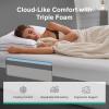 imageNovilla Queen Size Mattress 12 Inch Gel Memory Foam Mattress for Cool Night ampamp Pressure Relief Medium Plush Feel with Motion Isolating BlissGrey