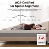 imageNovilla Queen Size Mattress 12 Inch Gel Memory Foam Mattress for Cool Night ampamp Pressure Relief Medium Plush Feel with Motion Isolating BlissGrey