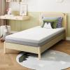 imageNovilla Queen Size Mattress 12 Inch Gel Memory Foam Mattress for Cool Night ampamp Pressure Relief Medium Plush Feel with Motion Isolating BlissGrey