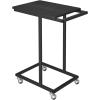 imageNovilla Side Table CShaped Slim End Table Small Side Snack Table for Living Room Bedroom Sofa Couch BlackBlack