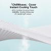 imageNovilla Summer Sleeping Pad Twin Size1 Cooling Mat1 PillowcaseSleeping Mat for 821quot MattressElastic BandageWashable ampamp Breathable Mattress Pad for Hot SleepersBlueBlue