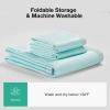 imageNovilla Summer Sleeping Pad Twin Size1 Cooling Mat1 PillowcaseSleeping Mat for 821quot MattressElastic BandageWashable ampamp Breathable Mattress Pad for Hot SleepersBlueBlue