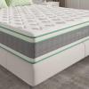 imageNovilla Twin Mattress 10 Inch Hybrid Pillow Top Twin Size Mattress in a Box with Gel Memory Foam ampamp Individually Wrapped Pocket Coils Innerspring for a Cozy ampamp Peaceful SleepWhite