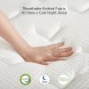 imageNovilla Twin Mattress 10 Inch Hybrid Pillow Top Twin Size Mattress in a Box with Gel Memory Foam ampamp Individually Wrapped Pocket Coils Innerspring for a Cozy ampamp Peaceful SleepWhite