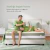 imageNovilla Twin Mattress 10 Inch Hybrid Pillow Top Twin Size Mattress in a Box with Gel Memory Foam ampamp Individually Wrapped Pocket Coils Innerspring for a Cozy ampamp Peaceful SleepWhite