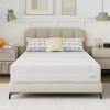 imageNovilla Twin Mattress 10 Inch Hybrid Pillow Top Twin Size Mattress in a Box with Gel Memory Foam ampamp Individually Wrapped Pocket Coils Innerspring for a Cozy ampamp Peaceful SleepWhite