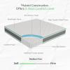 imageNovilla Twin Mattress 10 Inch Hybrid Pillow Top Twin Size Mattress in a Box with Gel Memory Foam ampamp Individually Wrapped Pocket Coils Innerspring for a Cozy ampamp Peaceful SleepWhite
