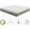 imageNovilla Twin Mattress 10 Inch Hybrid Pillow Top Twin Size Mattress in a Box with Gel Memory Foam ampamp Individually Wrapped Pocket Coils Innerspring for a Cozy ampamp Peaceful SleepWhite