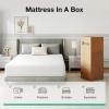 imageNovilla Twin Mattress 10 Inch Hybrid Pillow Top Twin Size Mattress in a Box with Gel Memory Foam ampamp Individually Wrapped Pocket Coils Innerspring for a Cozy ampamp Peaceful SleepWhite