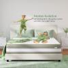 imageNovilla Twin Mattress 10 Inch Hybrid Pillow Top Twin Size Mattress in a Box with Gel Memory Foam ampamp Individually Wrapped Pocket Coils Innerspring for a Cozy ampamp Peaceful SleepWhite