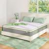 imageNovilla Twin Mattress 10 Inch Hybrid Pillow Top Twin Size Mattress in a Box with Gel Memory Foam ampamp Individually Wrapped Pocket Coils Innerspring for a Cozy ampamp Peaceful SleepWhite