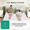 imageNovilla Twin Mattress 10 Inch Hybrid Pillow Top Twin Size Mattress in a Box with Gel Memory Foam ampamp Individually Wrapped Pocket Coils Innerspring for a Cozy ampamp Peaceful SleepWhite