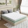 imageNovilla Twin Mattress 10 Inch Hybrid Pillow Top Twin Size Mattress in a Box with Gel Memory Foam ampamp Individually Wrapped Pocket Coils Innerspring for a Cozy ampamp Peaceful SleepWhite