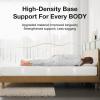 imageNovilla Twin Mattress 6 Inch Twin Bed Mattress for Kids Gel Memory Foam Mattresses for Cooling Night Sleep ampamp Pressure Relief CertiPURUS CertifiedTwin XL