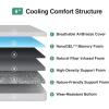 imageNovilla Twin Mattress 6 Inch Twin Bed Mattress for Kids Gel Memory Foam Mattresses for Cooling Night Sleep ampamp Pressure Relief CertiPURUS CertifiedQueen US Standard