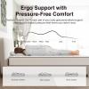 imageNovilla Twin Mattress 8 Inch Twin Size Mattresses in a Box with Smarts Coil for Pressure Relief Medium Plush Foam and Spring Hybrid Colchones with CertiPURUS Certified for Kid for KidssQueen US Standard