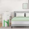 imageNovilla Twin Memory Foam Mattress Topper with Detachable Cool Cover 2in1 Breathable Mattress Protector for 821quot Washable AllSeason Support ampamp Comfort Pad for Dorm Guest Room RV TravelGreen