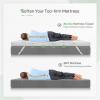 imageNovilla Twin Memory Foam Mattress Topper with Detachable Cool Cover 2in1 Breathable Mattress Protector for 821quot Washable AllSeason Support ampamp Comfort Pad for Dorm Guest Room RV TravelTopper and Cover