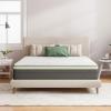 imageNovilla Twin Size Mattress 10 Inch Hybrid Mattress in a Box with Individually Wrapped Pocket Coils ampamp Memory Foam Supportive ampamp Pressure Relief Breathable Mattresses TwinMedium Firm vigourWhite