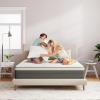 imageNovilla Twin Size Mattress 10 Inch Hybrid Mattress in a Box with Individually Wrapped Pocket Coils ampamp Memory Foam Supportive ampamp Pressure Relief Breathable Mattresses TwinMedium Firm vigourWhite
