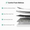 imageNovilla Twin Size Mattress 10 Inch Twin Memory Foam Mattress with Breathable Comfort ampamp HighDensity Support Foam for Pressure Relief ampamp Contouring Support Mattresses in a BoxTwin