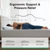 imageNovilla Twin Size Mattress 10 Inch Twin Memory Foam Mattress with Breathable Comfort ampamp HighDensity Support Foam for Pressure Relief ampamp Contouring Support Mattresses in a BoxTwin