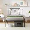 With Headboard-dark Black