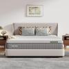 imageNovilla 14 Inch Queen Size MattressHybrid Queen Mattress with Gel Memory Foam CooltoTouch Nylon Blend ampamp Pocketed Coils for Adaptive Body Support ampamp Motion Isolation CertiPURUS CertifiedKing US Standard
