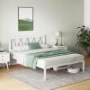 imageNovilla 14 Inch Twin Bed Frame with Headboard Platform Bed Frame No Box Spring Needed Metal Twin Bed Frame with Storage Space Wooden Slats Support Easy Assembly BlackWhite