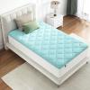 imageNovilla Cooling Mattress Topper Twin SizeMattress Pad with Deep Pocket for 821quot MattressSoft Mattress Cover for Back Pain Relief3D7D Down Alternative Bed Topper for Hot SleepersBlue