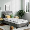 imageNovilla Full Mattress 12 Inch Hybrid Mattress in a Box Innerspring Mattresses with Gel Memory Foam for a Cool Sleep Pressure Relief Medium Firm with Pillow Top GrooveBlue