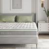 imageNovilla Twin Mattress 10 Inch Hybrid Pillow Top Twin Size Mattress in a Box with Gel Memory Foam ampamp Individually Wrapped Pocket Coils Innerspring for a Cozy ampamp Peaceful SleepWhitegreen