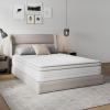 imageNovilla Twin Mattress 8 Inch Twin Size Mattresses in a Box with Smarts Coil for Pressure Relief Medium Plush Foam and Spring Hybrid Colchones with CertiPURUS Certified for Kid for KidssKing US Standard