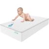 imageNovilla Twin Memory Foam Mattress Topper with Detachable Cool Cover 2in1 Breathable Mattress Protector for 821quot Washable AllSeason Support ampamp Comfort Pad for Dorm Guest Room RV TravelWhite
