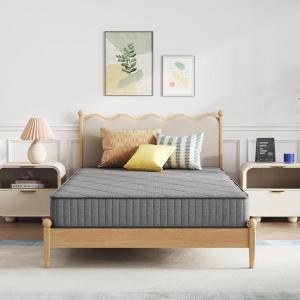 imageNovilla 14 Inch Queen Size MattressHybrid Queen Mattress with Gel Memory Foam CooltoTouch Nylon Blend ampamp Pocketed Coils for Adaptive Body Support ampamp Motion Isolation CertiPURUS CertifiedQueen US Standard