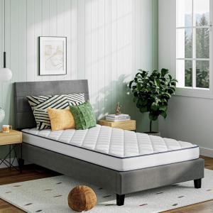 imageNovilla Full Mattress 12 Inch Hybrid Mattress in a Box Innerspring Mattresses with Gel Memory Foam for a Cool Sleep Pressure Relief Medium Firm with Pillow Top GrooveBlue
