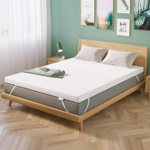 imageNovilla Mattress Topper Queen 3 Inch Dual Layer Memory Foam Mattress Topper Enhance Cooling Supportive ampamp Pressure Relieving with Breathable CoverQueen Size Yozora4 Inch Soft