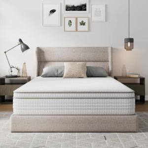 imageNovilla Twin Mattress 8 Inch Twin Size Mattresses in a Box with Smarts Coil for Pressure Relief Medium Plush Foam and Spring Hybrid Colchones with CertiPURUS Certified for Kid for KidssFull Small Box