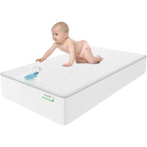 imageNovilla Twin Memory Foam Mattress Topper with Detachable Cool Cover 2in1 Breathable Mattress Protector for 821quot Washable AllSeason Support ampamp Comfort Pad for Dorm Guest Room RV TravelWhite